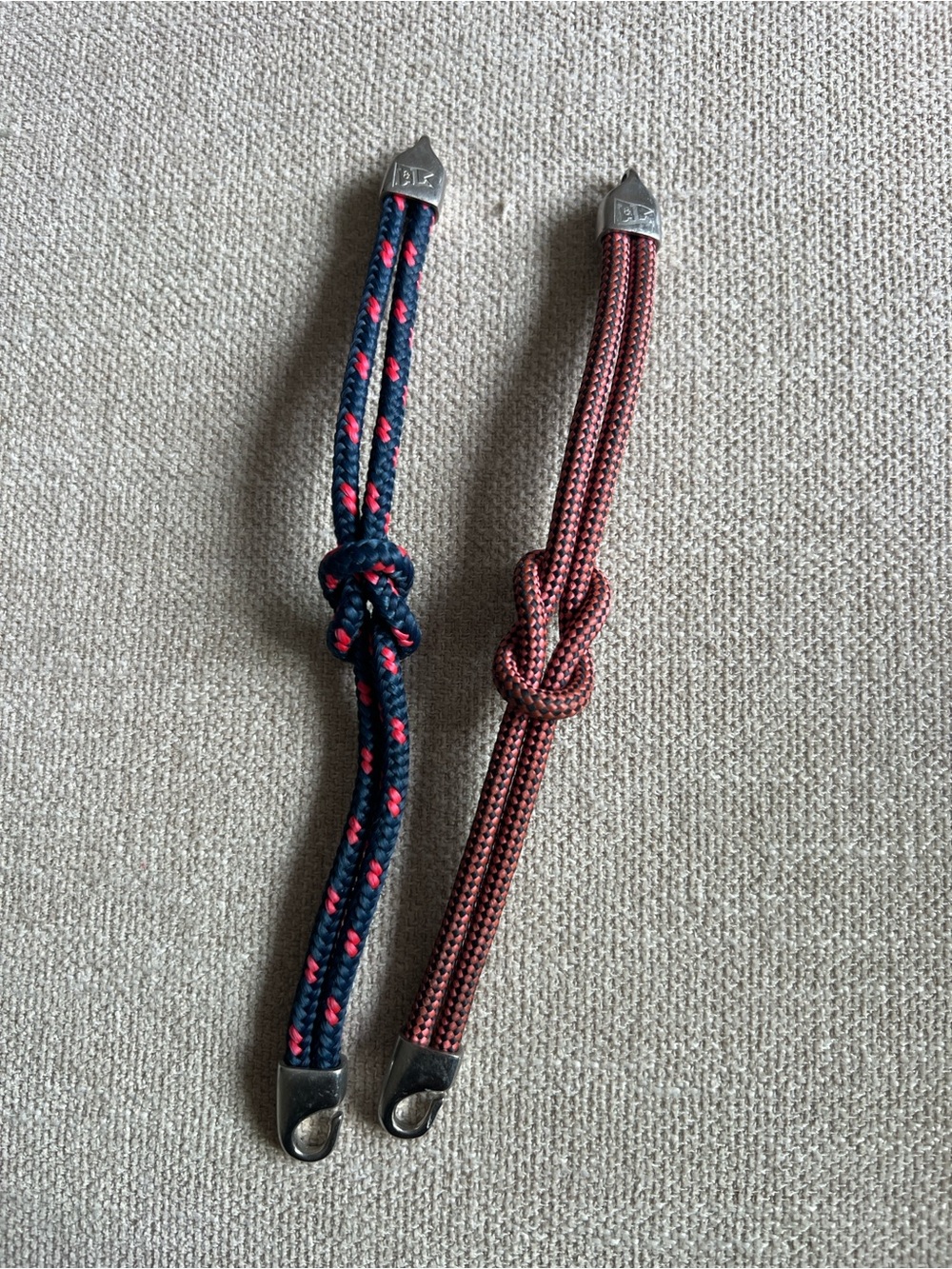 Men's Nautical Rope Bracelet - Lemon & Line Blue/Pink Styles